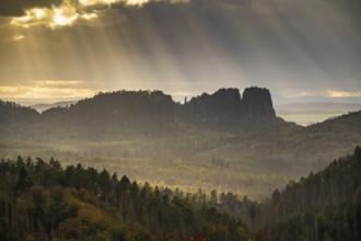 Magical evening mood in Saxon Switzerland 10
