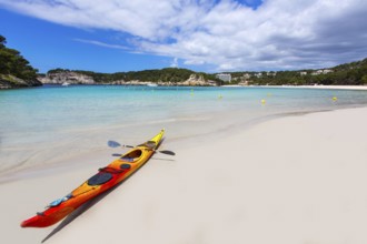 Menorca Cala Galdana Beach in Ciutadella at Balearic islands