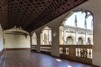 Toledo, Spain, December 6, 2019: The cloister of the Monastery of San Juan de los Reyes, Europe