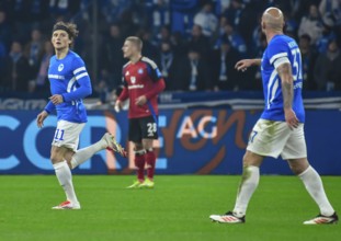 Fabian Reese (Hertha BSC #11), Toni Leistner (Hertha BSC #37) . (DFLDFB REGULATES PROHIBIT ANY USE