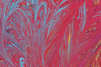Abstract creative marbling pattern for fabric, design background texture