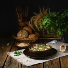 Krupnik a delicious Polish barley soup