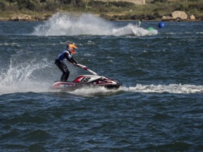 Olbia, Italy - September 16 - 20192 Aquabike world Championship gran prix of Italy