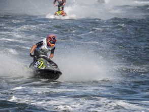 Olbia, Italy - September 16 - 20192 Aquabike world Championship gran prix of Italy