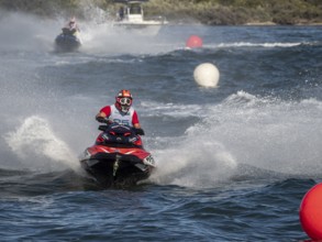 Olbia, Italy - September 16 - 20192 Aquabike world Championship gran prix of Italy