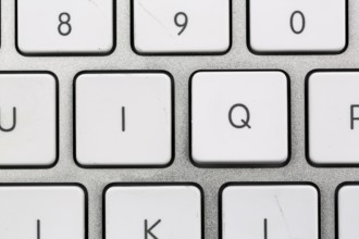 The letters IQ as a symbol for intelligence quotient