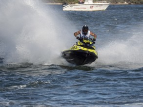 Olbia, Italy - September 16 - 20192 Aquabike world Championship gran prix of Italy