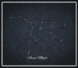 Ursa Major star constellation, Night sky, Cluster of stars, Deep space, Great Bear constellation
