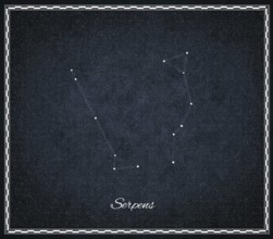 Serpens star constellation, Night sky, Cluster of stars, Deep space, Serpent, Snake constellation