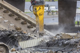 After the collapse of parts of the Carola Bridge, demolition work began on the Old Town side. The