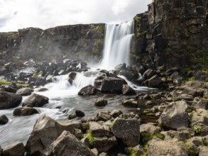 Oxararfoss, Thingvellir National Park, Iceland, Europe