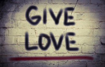 Give Love Concept