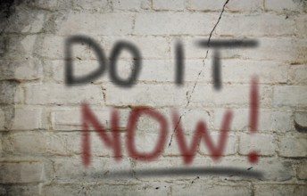 Do It Now Concept