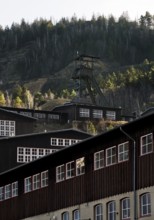 Open-cast facilities, Rammelsberg ore mine on the mountain of the same name, UNESCO World Heritage
