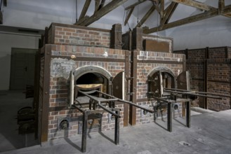 Large crematorium of the former Dachau concentration camp, now a concentration camp memorial,