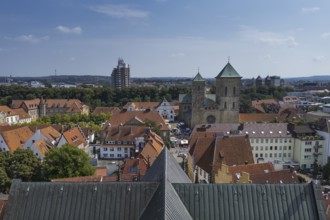 Old town, overview, city view, Osnabrück, Germany