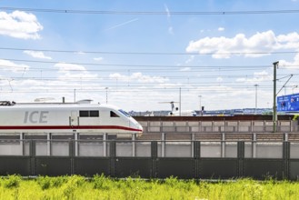 First test run on the new railway line between Stuttgart Airport and Wendlingen. This further