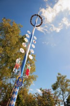 Maypole, Gauting near Munich, Bavaria