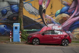 Charging station Stadtwerke Stuttgart for electric cars, charging station, e-filling station,