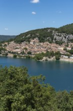 The village of Bauduen on Lac de Sainte-Croix, Gorges du Verdon, Verdon Gorge, Var,