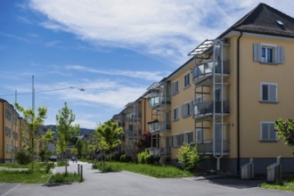Residential neighbourhood Apartment blocks
