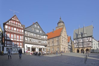 Historic Bücking House with street pub, Gothic Renaissance wine house built in 1539 and