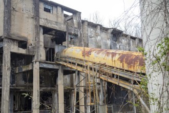Lynch, Kentucky - Coal mining equipment remains in a former U.S. Steel company town in Harlan