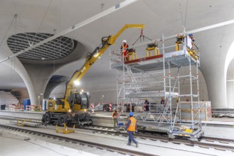 Preparations are underway for the Stuttgart 21 open construction site days, where interested