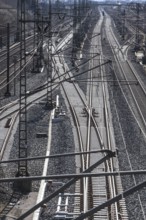 The Hanover–Würzburg high-speed railway, Nörten-Hardenberg, district of Northeim, Lower Saxony,