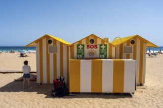 Emergency centre at Levante beach in Benidorm, province of Alicante, Spain