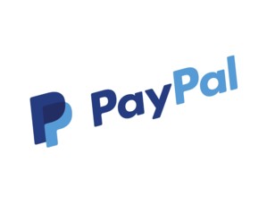 Nach links gedreht, Logo PayPal, Logo