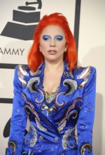 Lady Gaga at the 58th GRAMMY Awards held at the Staples Center in Los Angeles, USA on February 15,