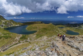 The Seven Rila Lakes in the Rila Mountain, Bulgaria