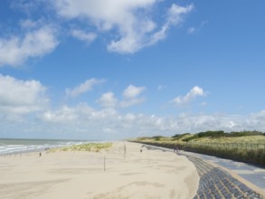 Close to the city of Oostende, Belgium, travellers find a wild coast with beautiful beaches and