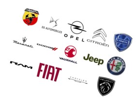 Rotated to right, Stellantis Group, Logo