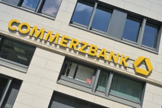 Branch of Commerzbank, Roßmarkt, Frankfurt, Hesse, Germany