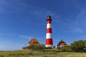 Westerhever lighthouse, Eiderstedt, North Frisia, Schleswig Holstein, Germany