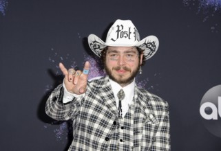 Post Malone at the 2019 American Music Awards held at the Microsoft Theater in Los Angeles, USA on