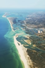 Aerial view of Olhão, Algarve, Portugal