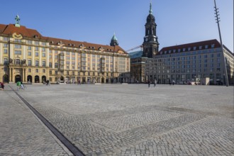 Altmarkt with the splendid post-war new buildings, which are modelled somewhat on the Dresden