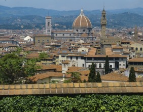 Italy/ Tuscany - Florence, Duomo and Palazzo Vecchio