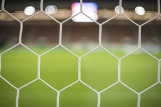 Football stadium - view by the net