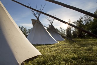First Nation Teepee La Ronge Saskatchewan Canada