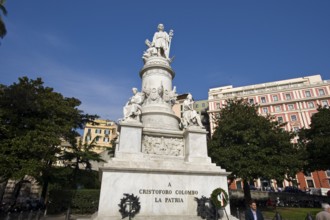Monument to Christopher Columbus, Genoa, Liguria, Italy, Genova