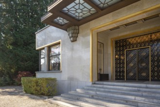 Brussels, Bruxelles, Villa Empain or hôtel Empain, built from 1930 to 1935 by Michel Polak, seat of
