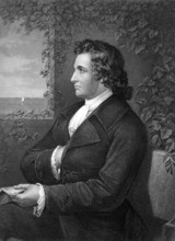 Johann Wolfgang von Goethe (1749-1832) on engraving from 1873. German writer, artist and politician