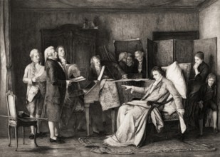 Death of Wolfgang Amadeus Mozart, 1756 – 1791, composer of classical music, First Viennese School,