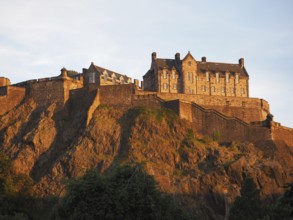 Edinburgh castle at sunset, Ireland