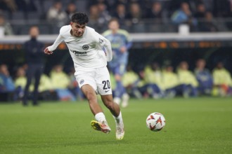 Football, Europa League, round of 16 second leg, 2024/2025, Eintracht Frankfurt vs. Ajax Amsterdam,