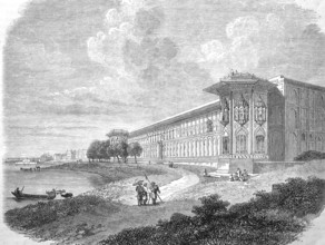 View of Delhi on the Yamuna, Jamuna or Jumna, tributary of the Ganges, India, Historical,